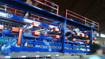 China Cold Room Sandwich EPS Panel Production Line , Roll Forming Machine 13 Rows Rollers for sale