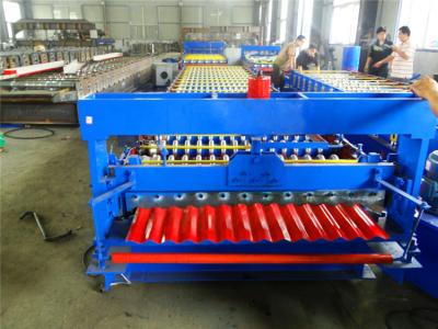 China High Speed Corrugated Iron Sheet Making Machine With PLC Control System for sale