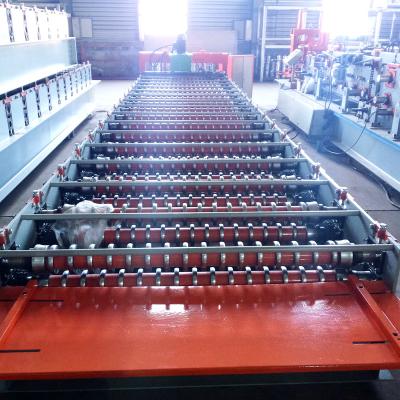China Steel Structure Portable Metal Roofing Roll Forming Machine Chrome Coated Shaft for sale