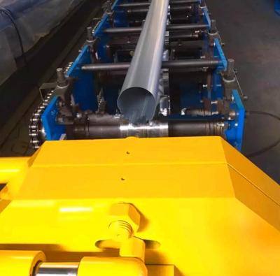 China Round Downspout Roll Forming Machine With 10 - 12 Mpa Hydraulic Pressure for sale