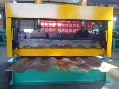 China Aluminum Glazed Tile Roll Forming Machine / Metal Roofing Forming Machine for sale
