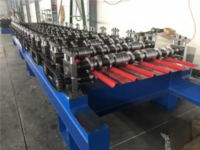China Metal Roof Roll Forming Machine , Color Steel Sheet  Roofing Sheet Making Machine for sale