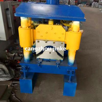 China Cold Roll  Metal Roof Ridge Cap Forming Machine Hydraulic Cutting Type for sale