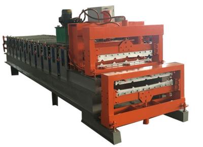 China Automatic Corrugated Roof Panel Roll Forming Machine With PLC Control System for sale