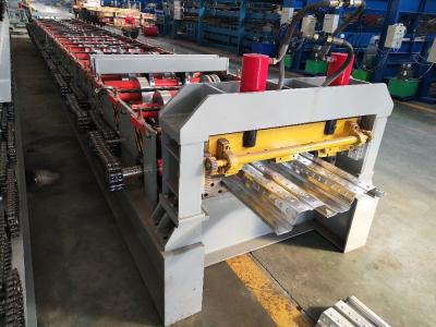China Blad Koud Staal Met hoge weerstand 0.4mm die Vloer Decking Machine vormen Te koop