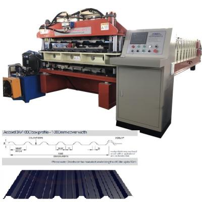 China Double layer roofing sheet machine for Europe for sale