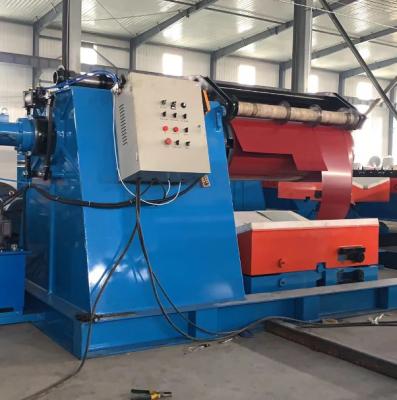 China Recoiler Metal Coil Slitting Machine 1250mm Width PPGI Coils for sale