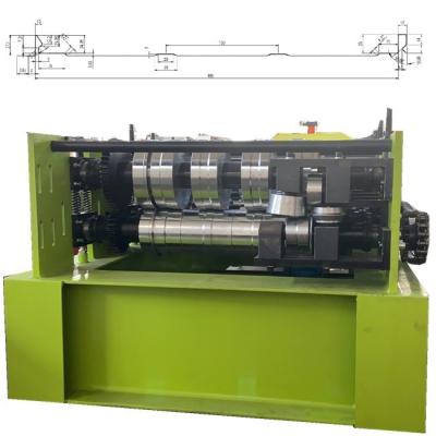 China 7.5kw Sheet Rolling Forming Machine GI PPGI Standing Seam Roofing Snap Lock for sale