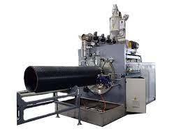 China 1000mm-2200mm HDPE Winding Pipe Extrusion Line 	700KG for sale
