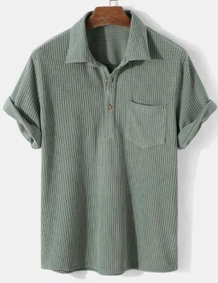 China Small Moq Clothing Manufacturers Men'S Classic Fit Short Sleeve Dual Tipped Collar Polo Shirt à venda