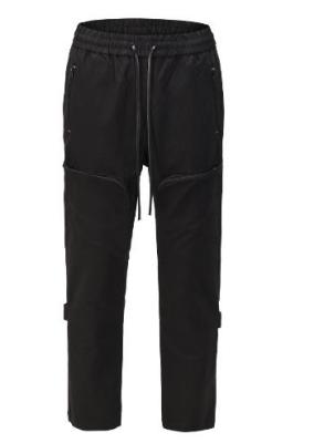 China Small Quantity Clothing Factory Men'S Elastic Waist Loose Workwear Casual Cargo Muliti Pocket Pants à venda