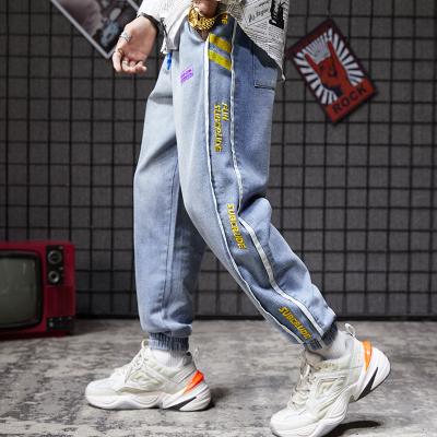 China Clothing manufacturers for small orders 100% Cotton Enzyme Wash Men Pants Male Sports Hip Hop Baggy Pants for sale