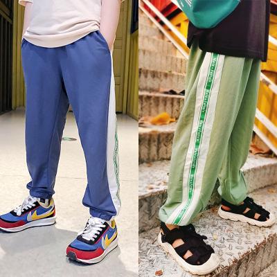 China Sloid Color 300g 260g Kids Baby Boy Casual Pants For Summer for sale