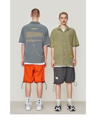 China Soild colorea a hombres de gran tamaño personalizados que las camisas hicieron punto las camisas de Hip Hop para los hombres en venta