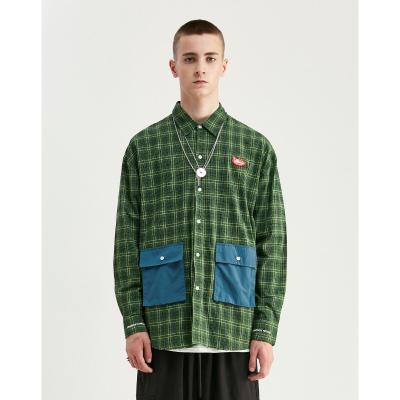 China Quilted Flannel Check Men Shirts for sale
