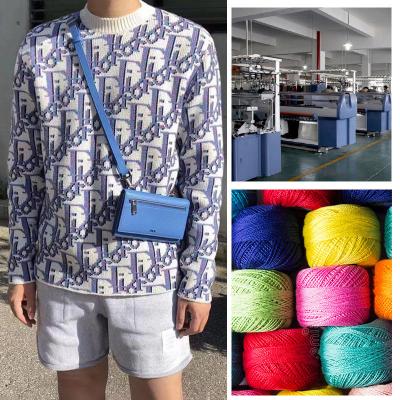 China Los suéteres calientes para hombre de la arruga anti delgada 12GG se levantan el puente del cuello en venta