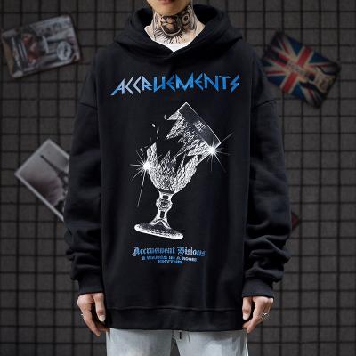 China OBM Tide Brand Ins Abstinence Men Cool Hoodies 170-280GMS Minimalist for sale