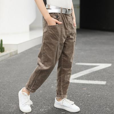 China el algodón fino de las muchachas del verano del 120cm el 130cm jadea los pantalones casuales de los niños de BEIANJI en venta
