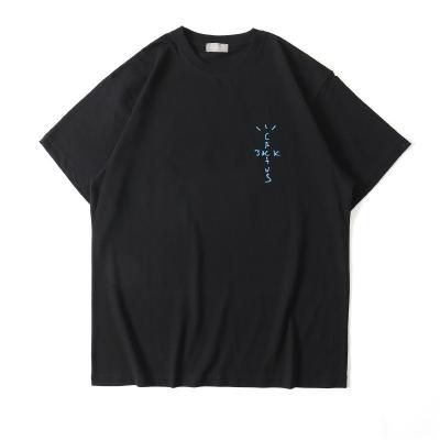 Cina Maglietta sciolta del cotone della manica dell'estate degli uomini di modo dell'abbigliamento di Streetwear breve con stampa in vendita