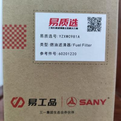 China 60201220 Sany Fuel Filter SY55/SY60/SY85/SY95/SY215/SY305/SY485/SY500 Apply To 4JG1/4JJ1/4BG1/6HK1/6WG1 for sale