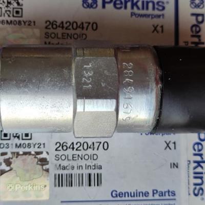 China Válvula solenoide Perkins C6.6 C7.1 Flameout 24v 26420470 28491679 en venta