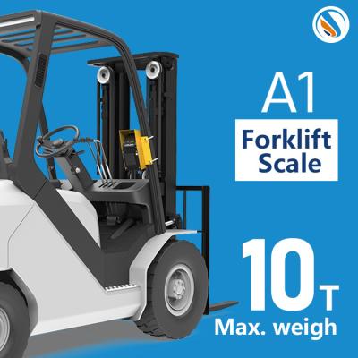 China Scales For Forklift Trucks System 5000kg  CE cetified Duplex Mast 3.5 Inch Panel forklift scale system for sale