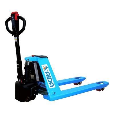 China Unfolded Walkie Electric Pallet Jack , Lithium Ion Pallet Jack 1.5tons Load capacity for sale