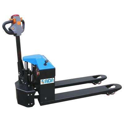 China Electric Pallet Jack Lift , Walkie Rider Pallet Truck With Battery for sale