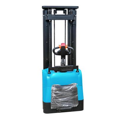 China Powered Stacker Truck 1500kg warehouse stacker forklift for sale