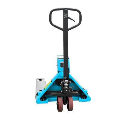 China Manual Hand Pallet Truck With Printer and digital pallet scale for sale