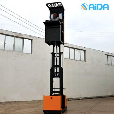 China Powerful  Warehouse Order Picker  Truck 400kg EPS steering Standing type for sale