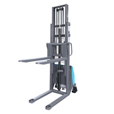 China Warehouse Use Semi Electric Pallet Stacker Equipment light Walking Type for sale