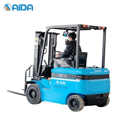 China High power 2 Ton Battery Forklift , Electric Lithium Ion Battery Forklift Trucks for sale