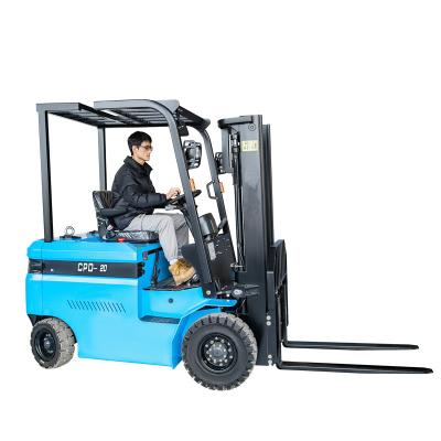 China Logistics Distribution Small Electric Powered Forklift ride on forklift truck 3m Lift Height for sale