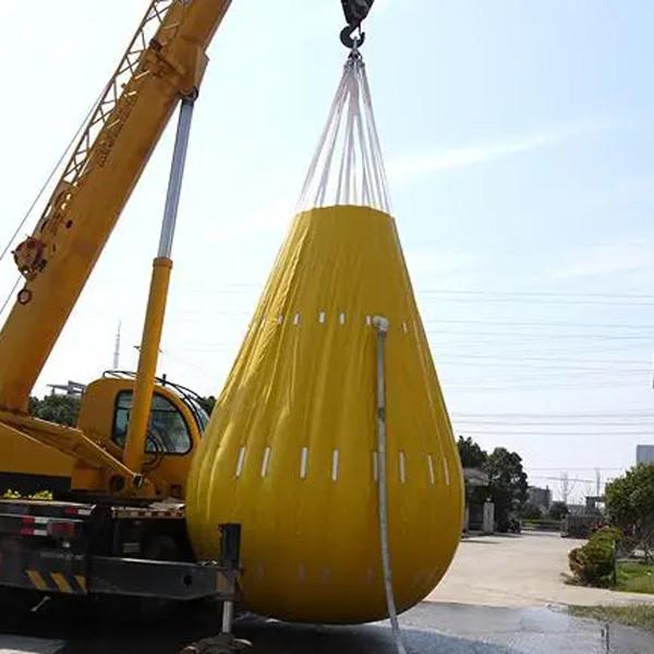 Quality Durable Construction Crane Load Testing Water Bags Nylon Fabric Reinforcement for sale