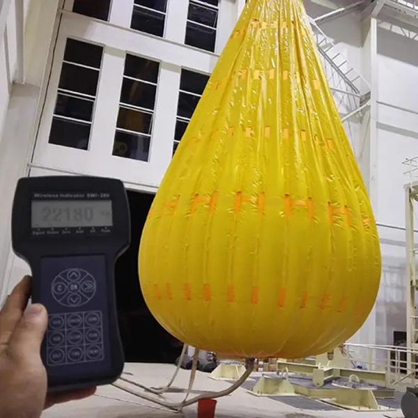 Quality Durable Construction Crane Load Testing Water Bags Nylon Fabric Reinforcement for sale