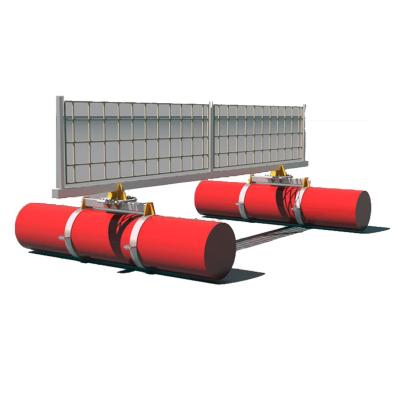 China Cylindrical Marine Floating Barrier System Debris Waterway Cochrane Boom Buoy for sale