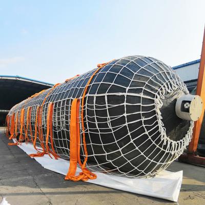 China Sunken Vessels Floating Boat Lifting Airbags , Black Boat Recovery Airbags Fill With Air for sale