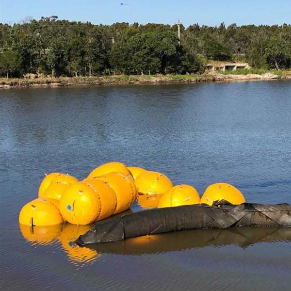 Quality Inflatable Marine Salvage Airbags For Lifting Boats Yellow Color for sale