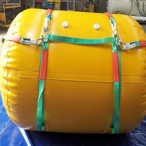 Quality Durable PVC Marine Salvage Air Lift Bags Cylindrical / Parachute Type for sale