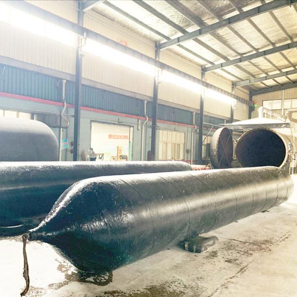Quality Vessel Launching Boat Lift Airbags , Natural Rubber Inflatable Rubber Balloon for sale
