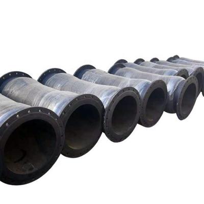 China Linha de tubos de descarga flexível de dragas Adaptador de tubos de borracha de dragas à venda