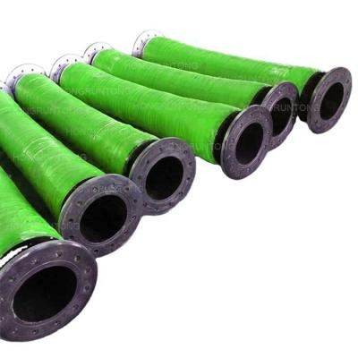 China Draad Helix Pipe Dredger Dredge Pipeline Dredging Suction / Floating Dredge Pipe Zwart Te koop