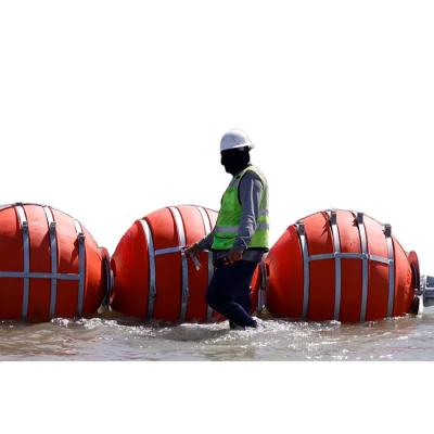 China Versatilidad Barreras flotantes fluviales Barreras de seguridad flotantes cilíndricas en venta
