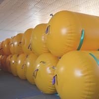 Quality PVC Coated Polyester Fabric Inflatable Air Lift Bag Cylindrical Underwater for sale