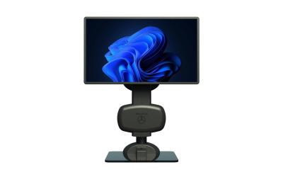 China Braço feito sob encomenda do monitor do computador do suporte Rotatable elétrico do monitor à venda