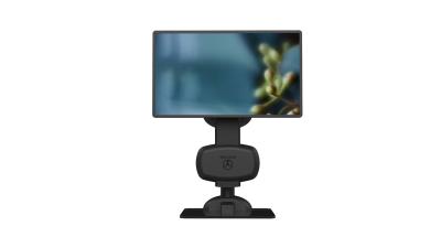 China Neck Stiff Monitor Arm Stands Swivel Electric Aluminium Alloy for sale
