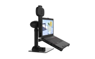 China Automatic Lifting Monitor Laptop Stand Arm For Neck Rigidity for sale