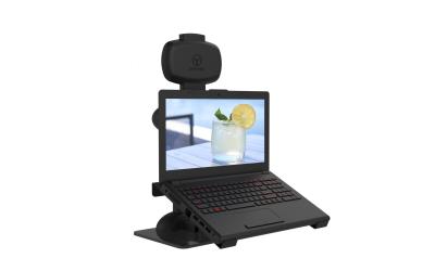 China Automatic High Tech-Style Monitor Laptop Stand 4-23cm Per Min Speed Rotation for sale