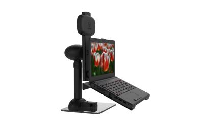 China Electric Laptop Display Holder Lifting Rotating For Spine Health for sale
